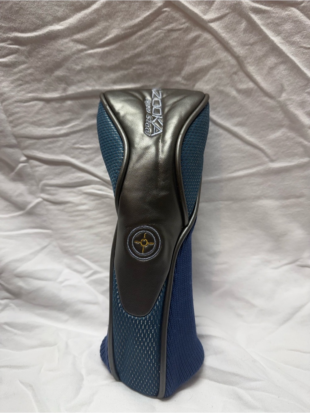 Tour Edge Bazooka Tour Steel 7 Wood Headcover Blue Gray Golf Fairway Cover
